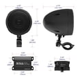 thumbnail image 4 of Sistema de Sonido para Motocicleta BOSS Audio Negro 1000 Watt con Bluetooth y Altavoces Resistentes, 4 of 8