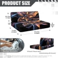thumbnail image 7 of XYZCANDO Camper Cushion Covers Washable Polyester Fabric, Compatible with RV RV Camper, for Sofa Bench, Fractal Flower, 7 of 7
