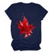 thumbnail image 4 of Camisas de Manga Corta para las Mujeres Impresión de Manga Corta Cuello Redondo, Camisa Casual de Poliéster para las Mujeres, Lavado de Manos, 4 of 6