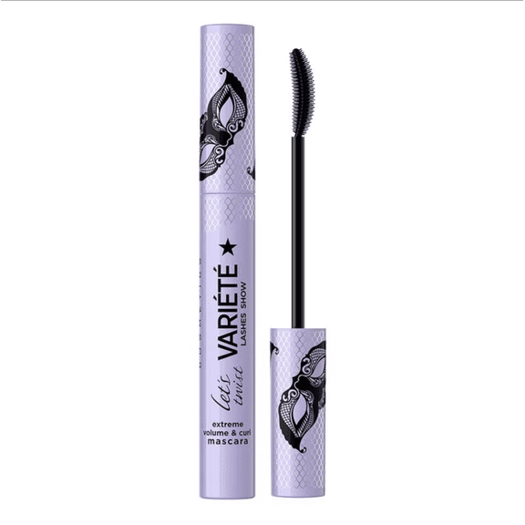 Eveline Cosmetics Let’s Twist Variete Mascara – Lifting & Curling Formula with Silicone Brush – Intense Black – 10ml