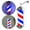 40cm Red Blue White, variant on Waterproof Barber Pole LED Light ,Retro Style Hair Salon Shop Sign ,Rotating Wall Lamp ,W/ Hanging Bracket ,Save for Outdoor Hairdressing 40cm Red Blue White