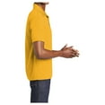 thumbnail image 3 of Yellow Rooster Men's PosiCharge RacerMesh Polo Shirts Gold XS, 3 of 6