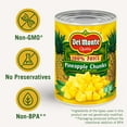 thumbnail image 4 of (4 pack) Del Monte Pineapple Chunks in 100% Juice, Canned Fruit, 20 oz Can, 4 of 8