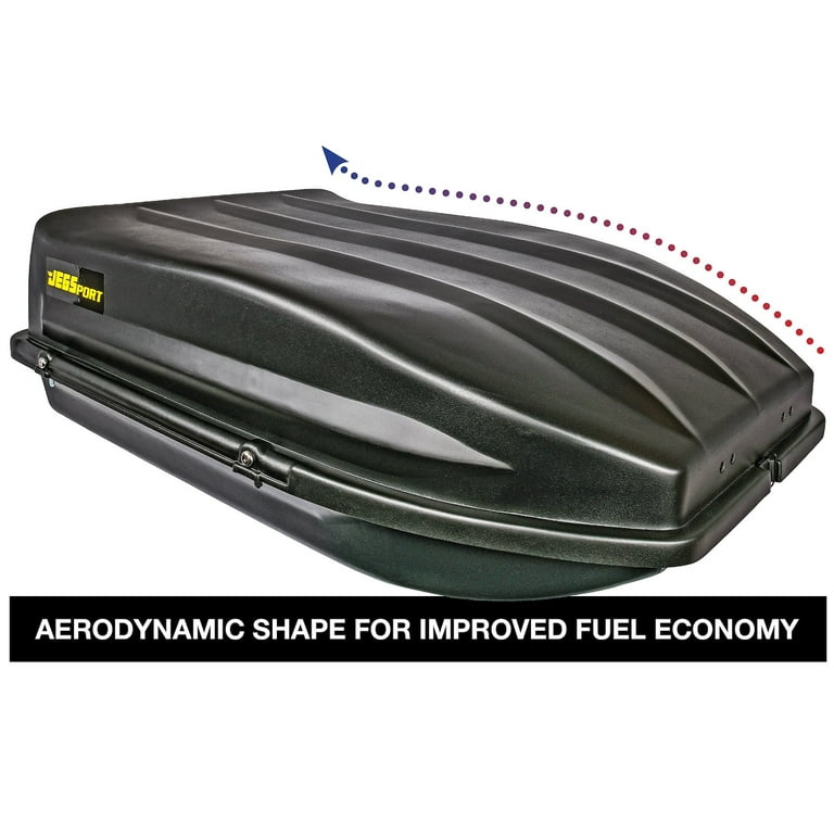 JEGS 90098 Waterproof Rooftop Cargo Carrier Luggage, 18 Cubic ft