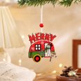 thumbnail image 2 of DefiDgd Wooden Car Christmas Hanging Ornament,Painted Wood Hanging Decor for Christmas Tree Mantel Wall Window Holiday Party Home Display, 2 of 6