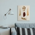 thumbnail image 3 of Stupell Industries Antique Warm Brown Patterned Round Sea Shell Vintage Canvas Wall Art Design by G.W. Knorr, 24" x 30", 3 of 6