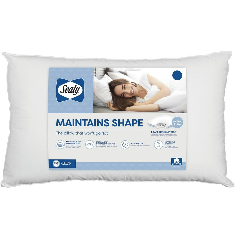 Sealy Extra Firm Maintains Shape Pillow
