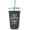 Black, variant on Iced Coffee Is Cheaper Than Therapy, Neoprene Iced Coffee Cup Cooler, Gift and Party Favor Drinkware Ideas, Cold Drink Sleeve (Steel Blue)
