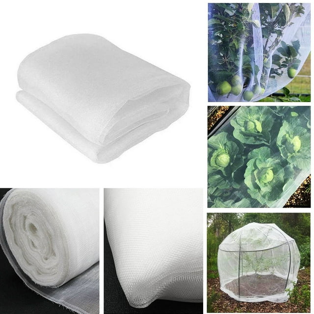 Filet de Jardin Anti-Insectes en Nylon Réutilisable pour Serre
