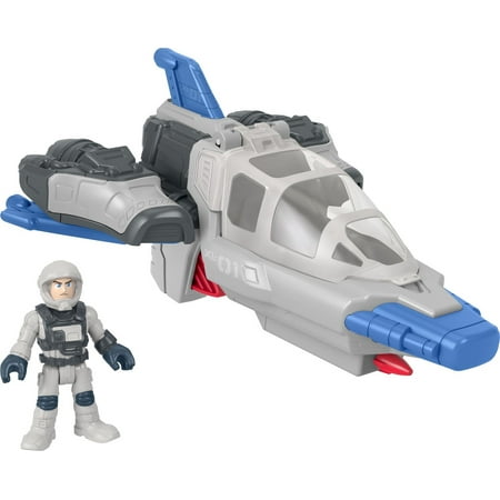 UPC: 0194735057115 | Disney and Pixar Lightyear Imaginext Hyperspeed Explorer XL-01 Spaceship & Buzz Lightyear Figure Set