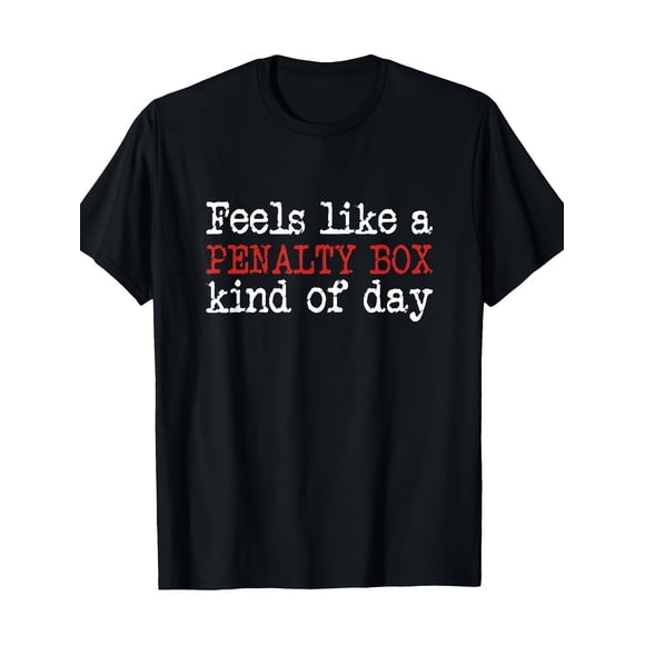 Hockey a Day Like a Box Comfortable Breathable Tee Unisex T-Shirt, up to Size 3XL