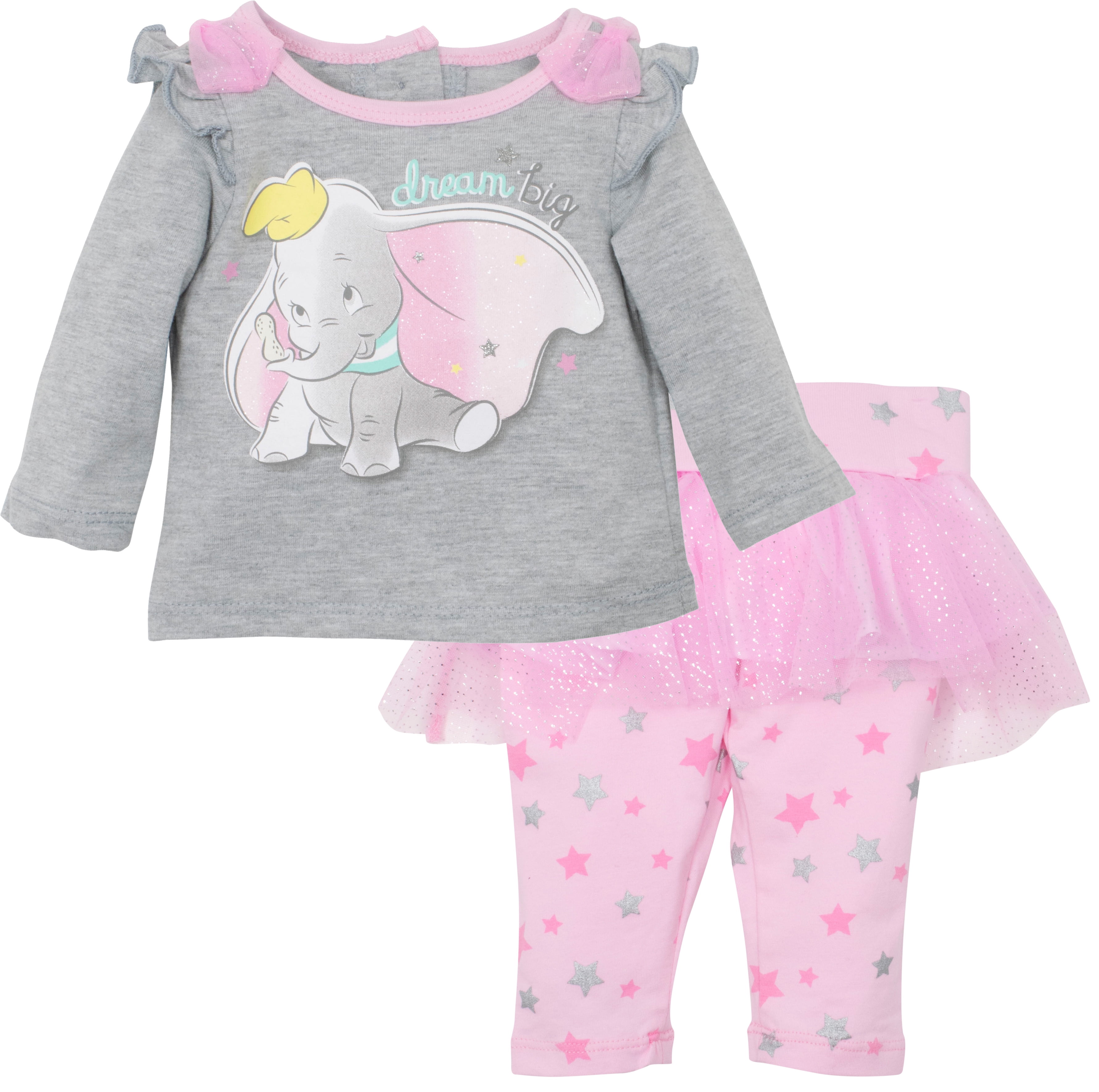 Disney Dumbo Toddler Girls 2 pc.Pink Pajama Sets Various Sizes NWT