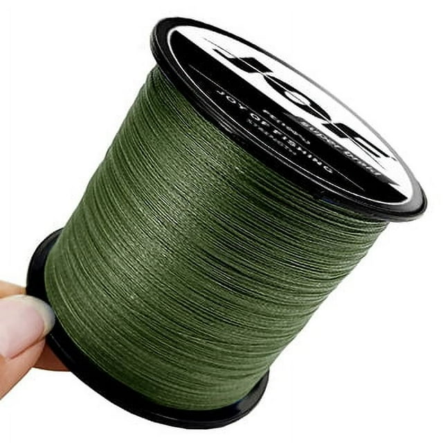 100M 8 Braid Pe Braided Fly Carp Fishing Line Lure Reel Multifilament Sea Boat Rod Accessories for Trolling Big Thread Goods Army Green 100M-0.50MM-78LB