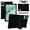 Black, variant on 【RUIXH】For Ecopad T5 11-inch tablet case Ecopad Android 15 protective case silicone waterproof and drop-proof honeycomb cooling built-in stand pen slot design includes shoulder strap and stylus