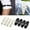 8pcs Black White, variant on Segolike Shirt Sleeve Holders Elastic Non Slip for Party Wedding Clothing Accessories 8pcs Black White