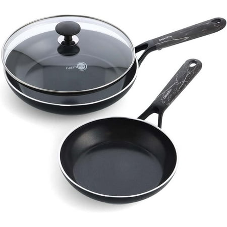 

HPJNB SmartShape Healthy Ceramic Nonstick 6 Piece Cookware Pots and Pans Set PFAS-Free Dishwasher Safe Turquoise