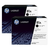 HP 81A CF281A Black Original LaserJet Toner Cartridge, 2-pack