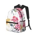 thumbnail image 2 of Easygdp Colorful Flowers Casual Laptop Backpack, Large Capacity Schoolpack for School, Travel, Business, 2 of 8