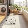 thumbnail image 4 of Yayeee Doormat for Inside 20"x32" Absorbent Low-Profile Washable Non-Slip Rubber Backed Entryway Rug, Winter Forest, 4 of 8