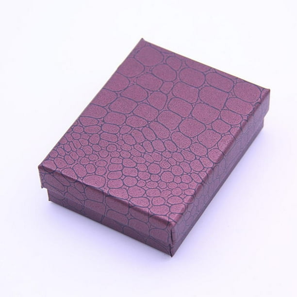 12pcs Cardboard Jewelry Box w Padding Gemstone Paper Box Xmas Gift Box