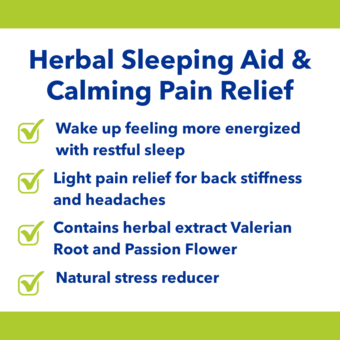 Nerviosil Calming Herbal Dietary Supplement for Sleeping Aid & Calming Pain Relief Tablets, 30 Ct