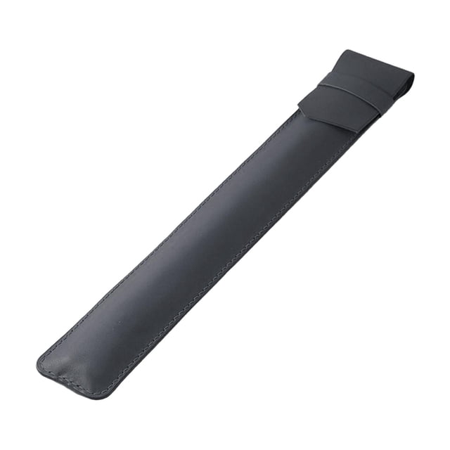 Bolsa de almacenamiento Perfecl para baquetas Estuche de cuero soporte actividades conciertos niños negro