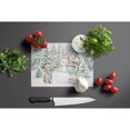 thumbnail image 3 of Cocker Spaniel Golden with Christmas Presents Glass Cutting Board Large 12 in x 15 in, 3 of 3