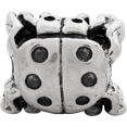 thumbnail image 2 of 925 Sterling Silver Charm For Bracelet Ladybug Bead Nature Animal, 2 of 8