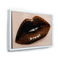thumbnail image 3 of Designart 'Close-Up Of Gorgeous Female Lips II' Modern Framed Canvas Wall Art Print, 3 of 5
