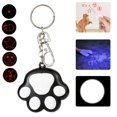 thumbnail image 1 of LED Cat Toys USB Charging Projection Funny Infrared Ultraviolet Ray mouse Fish Bone Cat Clawpattern Beam Tease Cat Accessories black, 1 of 6