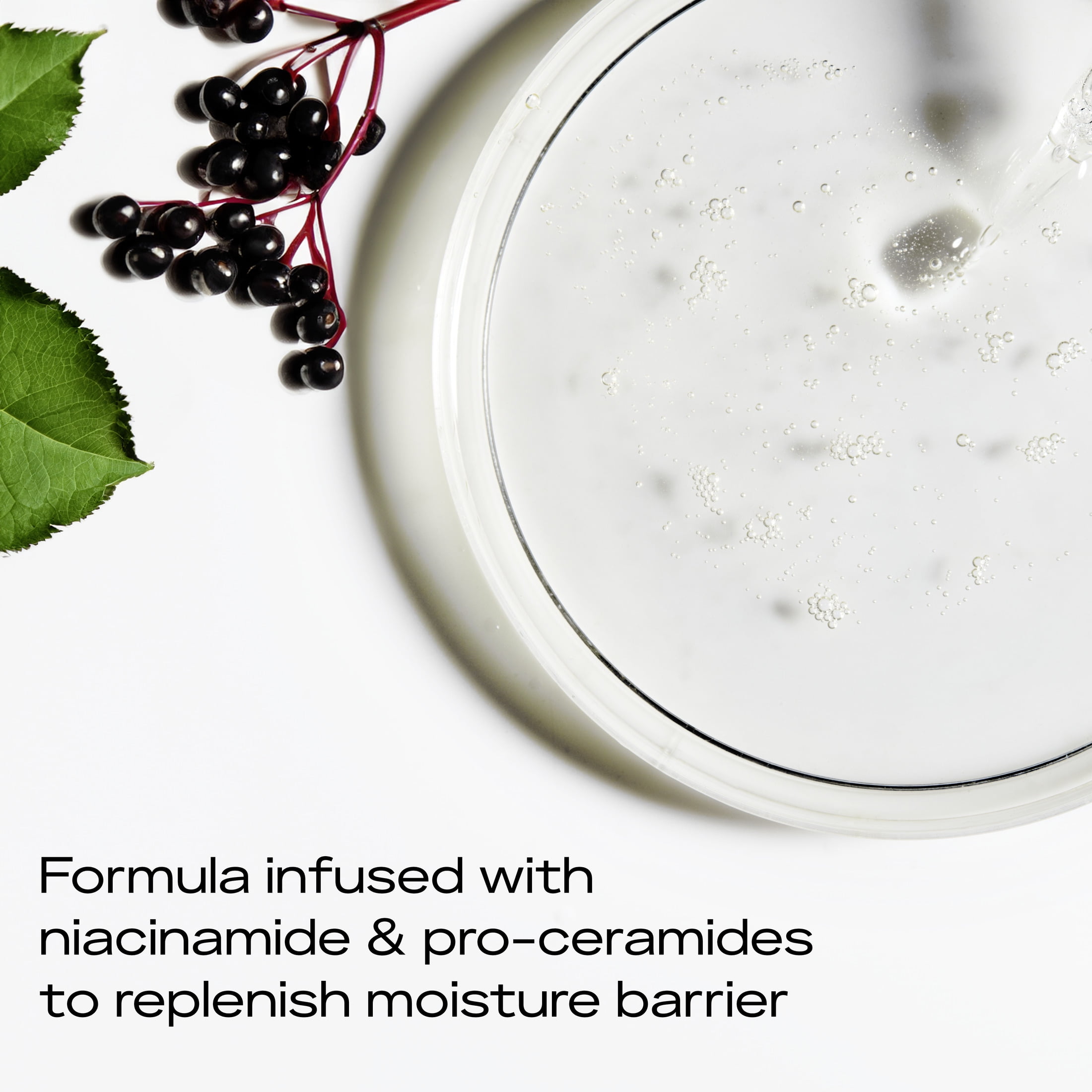 SheaMoisture Melanin Care Cream Cleanser with Pro-Ceramides + Elderberry Complex All Skin, 6 oz
