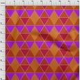 thumbnail image 4 of oneOone Cotton Poplin Twill Orange Fabric Geometric Craft Projects Decor Fabric Printed By The Yard 56 Inch Wide, 4 of 4
