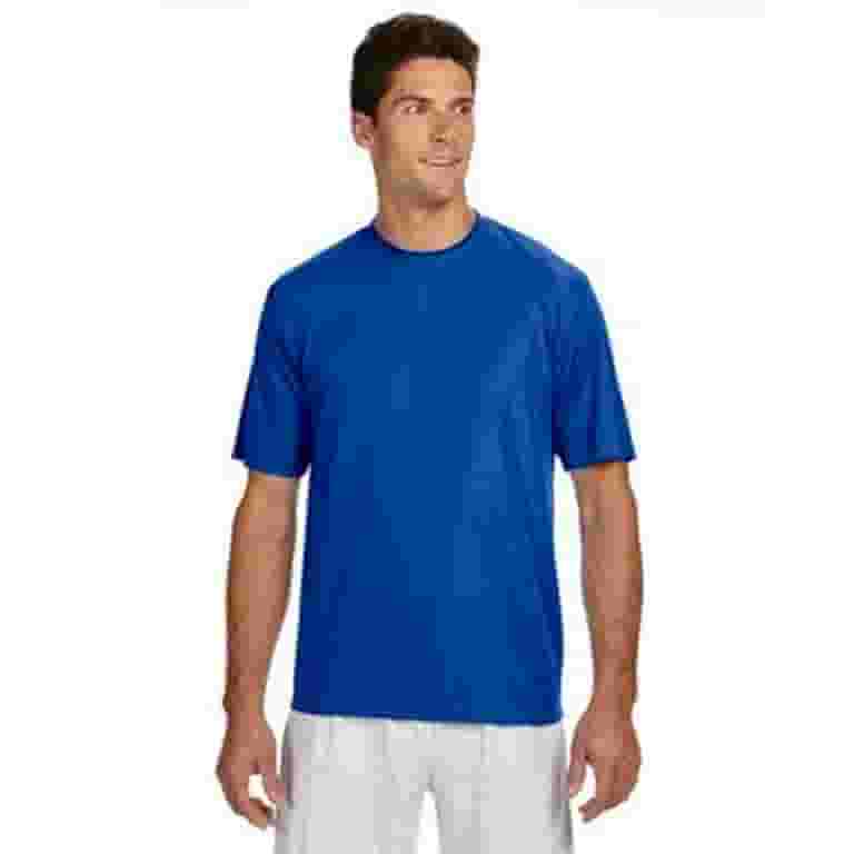Tシャツ・カットソー No.1202 G dyeing half T (3color) A4 Adult Solid Color Performance Crew T-Shirt, Moisture