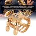 thumbnail image 4 of Ligadura De Saxofón Tenor, Ligadura De Saxofón Tenor De Latón Dorado Talla Conveniente Versátil Para Instrumentos Musicales, 4 of 7