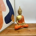 thumbnail image 4 of Gift Box Go 10" Resin Golden Buddha Statue for Home Décor, Buddha statue indoor, Pack of 1, 4 of 10