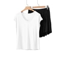 thumbnail image 2 of Womens Modal Pajamas Sets with Short Comfy Sleepwear Cap Sleeve Tops Nightwear 2 Piece Pjs Loungewear, 2 of 6