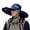 Navy, variant on Bxaolu Outdoor Wide Brim Sun Hat with 2 Solar Fan, Sun Bucket Hat for Men Women, Summer Bucket Fishing Hat, Beach Cap UPF 50+, Gray