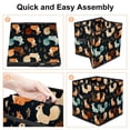 thumbnail image 4 of Squirrel Foldable Storage Box with Handle, 10.8"x10.5"x10.6", Large Capacity for Storage Containers, Storage Baskets, and More!, 4 of 6