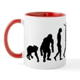 thumbnail image 2 of CafePress - Evolution Of Football - 11 oz Ceramic Mug - Novelty Coffee Tea Cup, 2 of 6