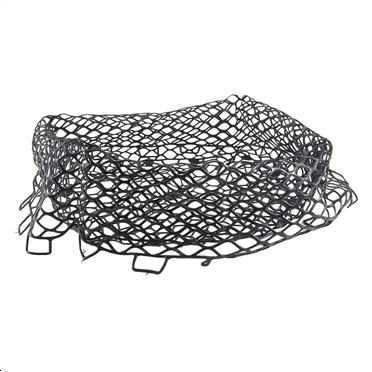 Replacement Fishing Net Wear- Rubber Mesh Fish Catch Multifunctional Dip Black 40cm