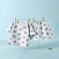 thumbnail image 2 of Afdoent Cute Outfits For Girls Loose Fit Cartoon Print 2 Piece Set Summer Short Sleeve Pajama & Casual Shorts For Playtime Clothes 2025 Cute Suit 2-3 Years, 2 of 3