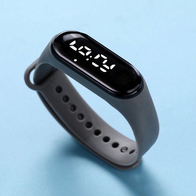 Reloj Inteligente Impermeable LED Deportivo Digital De Pulsera Fitness Pantalla Táctil