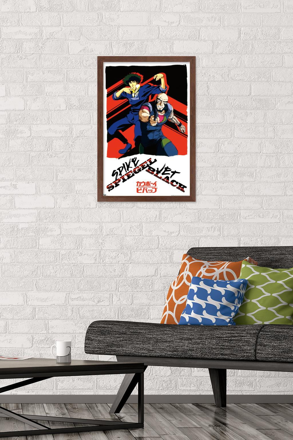 Cowboy Bebop - Spike & Jet Wall Poster, 14.725" x 22.375", Framed