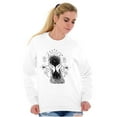 thumbnail image 4 of Hourglass Hands Crystal Ball Celestial Women Crewneck Sweatshirt Brisco Brands S, 4 of 6