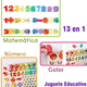 thumbnail image 2 of Juguete Educativo Madera Con Numeros Malubero Malu2201, 2 of 3