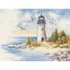 Punto de cruz completo bordado faro paisaje 11CT estampado conjunto de costura arte Hugtrwg Para estrenar