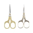 thumbnail image 1 of 2pcs Small Vintage Precision Scissors ,for Hair trimming,Beard, for Embroidery,Craft & Everyday Use, 1 of 5