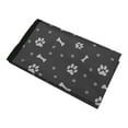 thumbnail image 5 of Unique Bargains 1 Pcs Durable Waterproof Car Seat Cover for Pet Bone Paw Pattern Black, 5 of 6
