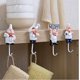 thumbnail image 4 of Paquete de 4 ganchos de pared de figuras de cocinero francés de resina colgador de gancho de soporte de pared decorativo para cocina (estilo surtido) Afortunado Sencillez, 4 of 5