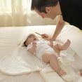 thumbnail image 4 of Manta unisex para bebé, saco de dormir tipo nido para bebé, saco de dormir con capucha para recién nacidos (blanco, de 0 a 3 meses), 4 of 5